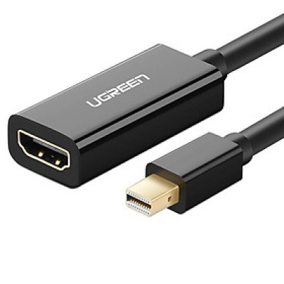 Ugreen UG40360MD112TK 25CM màu Đen Cáp chuyển đổi Mini DP sang HDMI hỗ trợ phân giải 4K x 2K - HÀNG CHÍNH HÃNG