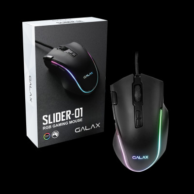 Chuột Gaming GALAX Slider-01 LED RGB - Hàng chính hãng