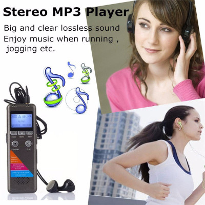 Quà Tặng Kèm - Máy Ghi Âm, Thiết Bị Ghi Âm Cao cấp GH700 Pin Trên 300h Hỗ Trợ 2 Micro Ghi Âm. MP3 Player, Built-In Stereo Microphones, Direct USB, Voice Balancer, Noise Cancel, Simple Mode, Intelligent Auto Mode 8GB Memory Hàng Chính Hãng