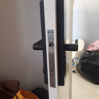 Khóa Vân Tay Kaimi BTM101 Màu Viền Đen - Hàng Chính Hãng