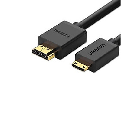 Ugreen UG11167HD108TK 1.5M 4K 60hz 2.0 Cáp Mini HDMI sang HDMI thuần đồng màu Đen - HÀNG CHÍNH HÃNG