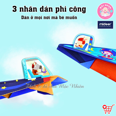 Giấy gấp Origami Thủ Công Hình Các Con Vật và Máy Bay cho bé - Mideer Origami Planes and Animals