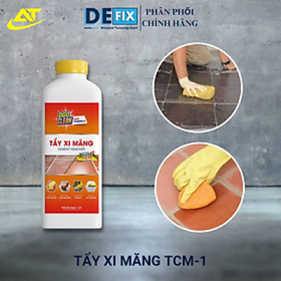 Tẩy xi măng trên nền gạch sau thi công TCM-1 (1Lít)