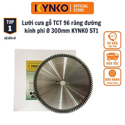 LƯỠI CƯA GỖ TCT 96 RĂNG đường kính phi Ø 300mm KYNKO ST1