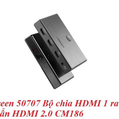Ugreen UG50707CM186TK Bộ chia HDMI 1 ra 2 chuẩn HDMI 2.0 - HÀNG CHÍNH HÃNG