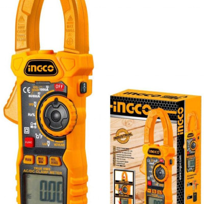 ĐỒNG HỒ KẸP KỸ THUẬT SỐ AC/DC (6000 SỐ ĐẾM) INGCO DCM10004 - HÀNG CHÍNH HÃNG