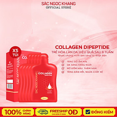 Nước uống Collagen Sắc Ngọc Khang làm đẹp da, giúp da sáng, căng mịn