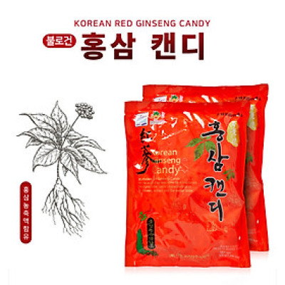 Kẹo Hồng Sâm Red Ginseng Candy 120g 