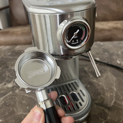 Máy pha cà phê bán tự động Espresso, Cappuccino, Latte thương hiệu HiBREW H10B cao cấp - Hàng Chính Hãng