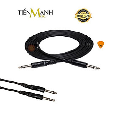 Dây Cáp Loa Kiểm Âm Hosa Balanced 2 Đầu 6ly Stereo TRS CSS-115, CSS-125 1/4 in CSS115, CSS125 Studio Monitor Cable Hàng Chính Hãng - Kèm Móng Gẩy DreamMaker