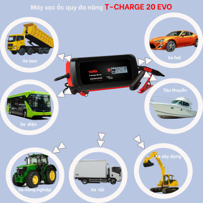  Máy Sạc Ắc Quy Đa Năng Telwin T-CHARGE 20 EVO