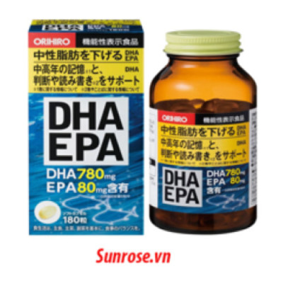 THỰC PHẨM BẢO VỆ SỨC KHỎE DHA , EPA ORIHIRO (ORIHIRO DHA  EPA)