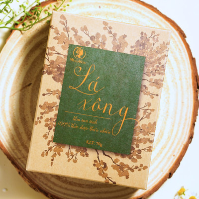 Combo 2 hộp lá xông giúp khử mùi, giải cảm, lưu thông khí huyết Wonmom