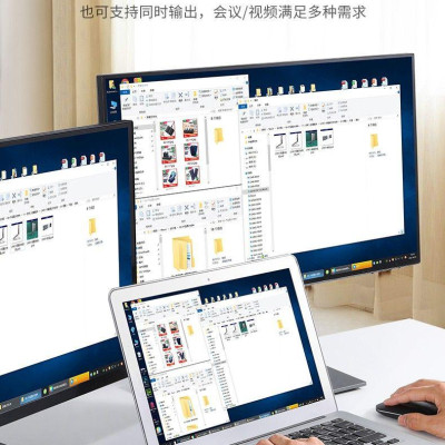 Ugreen UG20518CM449TK 15CM Cáp chuyển đổi USB 3.0 sang HDMI + VGA 1080P/60Hz vỏ nhôm - HÀNG CHÍNH HÃNG