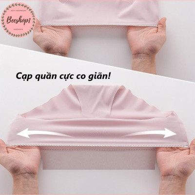 Combo 5 quần lót đúc su không viền cạp ren quyến rũ QSR75
