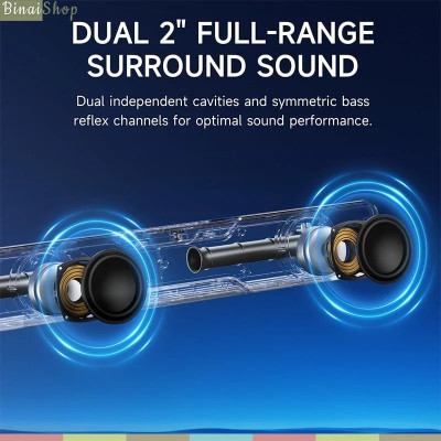 Edifier QS30 - Loa Máy Tính, Kết Nối Bluetooth V5.4 Và USB-A, Micro Tích Hợp, Công Suất 2,5W+2,5W, Hiệu Ứng Ánh Sáng - Hàng chính hãng