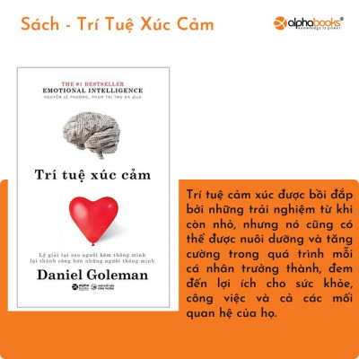 Sách Trí Tuệ Xúc Cảm (Tái bản Mới Nhất) - Alphabooks - BẢN QUYỀN