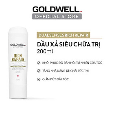 Dầu Xả Goldwell Rich Repair Phục Hồi Tóc Hư Tổn, Chẻ Ngọn Từ Sâu Bên Trong