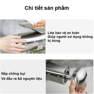 Máy ép dầu ăn thực vật Nóng và Lạnh thương hiệu Anh Quốc AOSIDA WF-J118 - Công suất 1800W - Hàng chính hãng