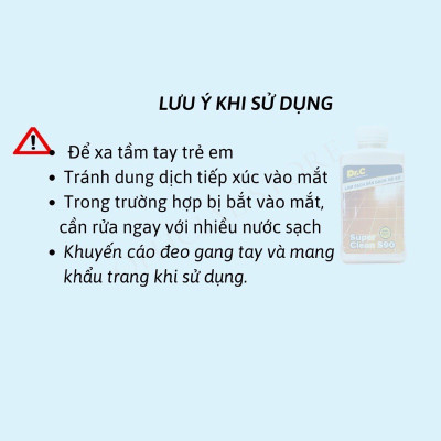 Làm Sạch Sàn Gạch, Thiết Bị Men Sứ - Super Clean S90 Tẩy Xi Măng, Vôi Vữa, Rong Rêu