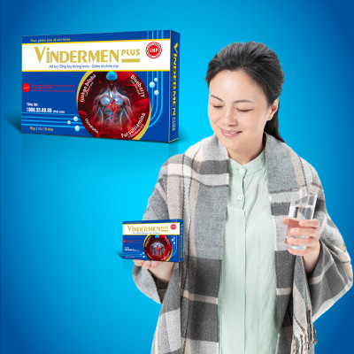 Vindermen Plus - hỗ trợ Tăng cường lưu thông máu, thiểu năng tuần hoàn máu não - hộp 30 viên
