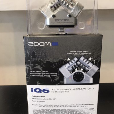 Thiết bị ghi âm cho iOS (iPhone, iPad) ZOOM iQ6 – Hàng Chính Hãng