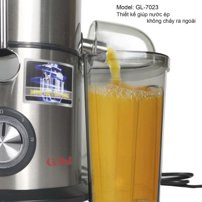 Máy ép trái cây Gali, đa chức năng, ép các loại rau, củ, quả, thân 2 lớp, motor dây đồng, cam kết hàng chính hãng, bảo hành 12 tháng chính hãng Gali