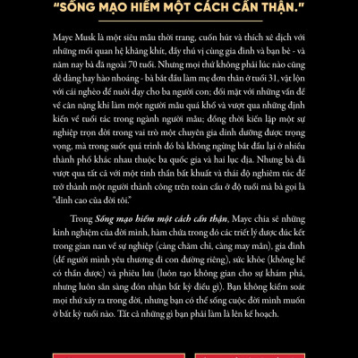 Sống Mạo Hiểm Một Cách Cẩn Thận (Tặng kèm BOOKMARK Cú mèo như hình)