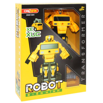 Đồ Chơi Robot Biến Hình - Xe Xúc - Cresta DK81364