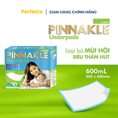 Tấm Đệm Lót Cao Cấp Pinnakle Light Size 60x60 (8 miếng/hộp)