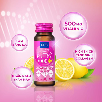 Collagen nước DHC Collagen Beauty 7000 Plus ( hàng chính hãng,có tem phụ )