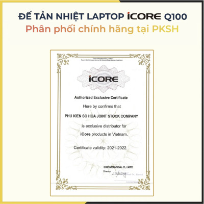 Đế tản nhiệt laptop iCore Q100 - Hàng Chính Hãng