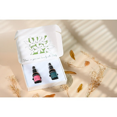 Bộ quà tặng MSE100 tinh chất tái tạo đàn hồi da Collagen 30ml + MSE100 tinh chất nhau thai tái sinh Placenta 30ml - Mōly Beauty