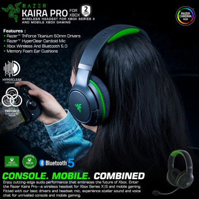 [Mới, hàng chính hãng] Tai nghe Razer Kaira Pro for Xbox