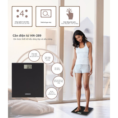 HÀNG NHẬT BẢN - Cân điện tử OMRON HN-289 | Tải Trọng 150Kg
