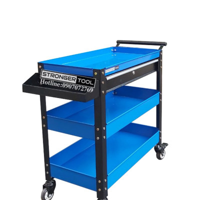 XE ĐẨY DỤNG CỤ 3 KHAY 1 NGĂN KÉO