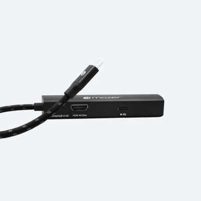 Bộ chuyển đổi Mazer 4 in 1 (1 cổng USB-C (100W), 1 HDMI (4K/30Hz), 2 USB-A) InfiniteLINK MULTI6140 - Hàng Chính Hãng
