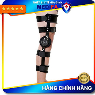 Nẹp Gối Chức Năng Orbe H2 Hạn Chế Di Lệch Khớp Gối Bằng Bản Lề Khóa Quay Số Điều Chỉnh, Vải Cotton & Nẹp Hợp Kim Nhôm