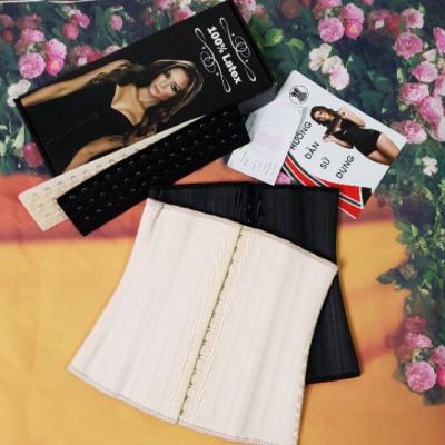 Đai nịt bụng (gen siết giảm eo) Latex 25 xương Hàng Italy