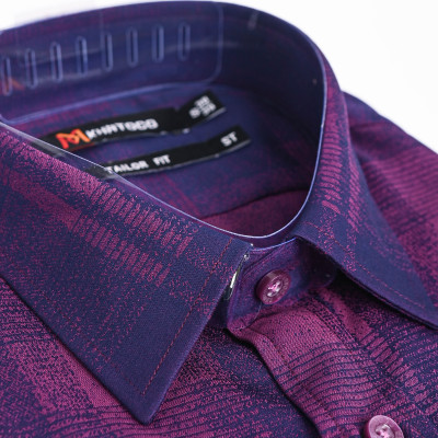 Áo sơ mi tay ngắn Khatoco sale off 50%