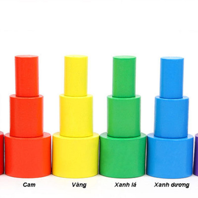 Đồ Chơi Gỗ Bộ Xếp Gỗ Cân Bằng Hình Mặt Trăng