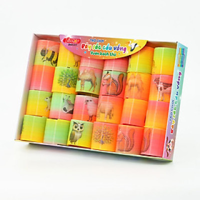 Đồ chơi Duka: Trò chơi bảy sắc cầu vồng - Vườn bách thú DK81317