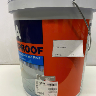 Chống thấm lộ thiên Toa Pu Waterproof màu xám Grey_ 20kg