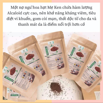 Ngũ hoa hạt thiên nhiên MẸ KEN 100G - ngũ hoa đắp mặt, mặt nạ ngũ hoa hạt, hạt đình lịch