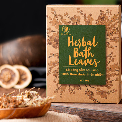 Combo 2 hộp lá xông giúp khử mùi, giải cảm, lưu thông khí huyết Wonmom
