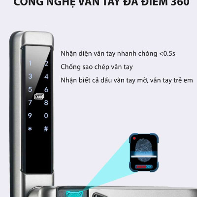 Khóa thông minh cửa nhôm Kitos KT-AL650