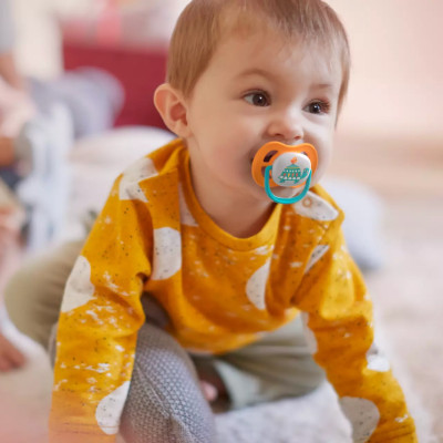 Hộp 02 ty ngậm Philips AVENT Ultra Air hình thú cho bé 6-18