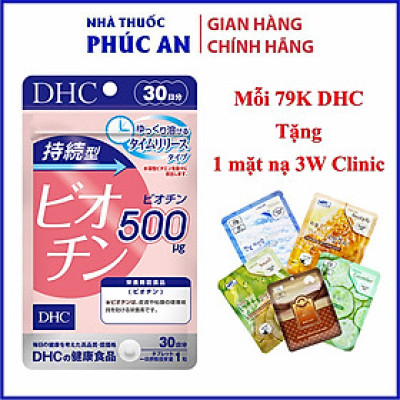 Viên uống Biotin ngăn rụng tóc, hỗ trợ mọc tóc DHC Biotin Nhật Bản 30 ngày - 30 viên