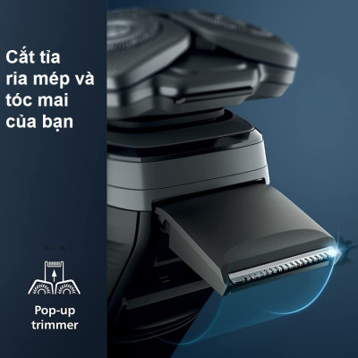 Máy cạo râu khô và ướt Series 7000 cao cấp Thương hiệu Philips Hà Lan Norelco S7788 - Hàng Nhập Khẩu