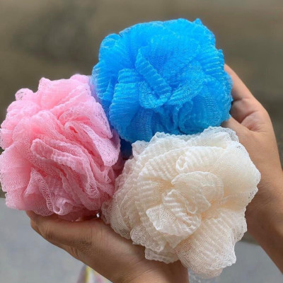 Bông tắm tạo bọt sợi nhựa mềm mại tạo nhiều bọt (1 cái)